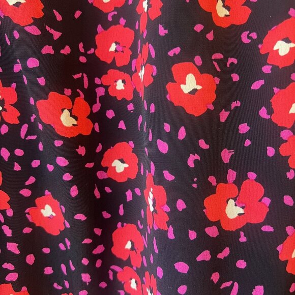 Sanctuary - "New Romance" Printed Smocked Neck Blouse - Size Small - Picture 2 of 5